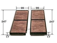 Фильтр салонный угольный VIC  AC-404EX