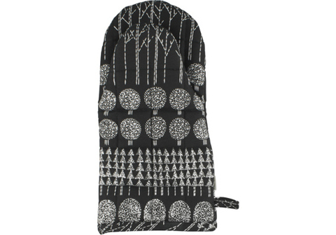 Прихватка черная Metsikkö, 16*31см