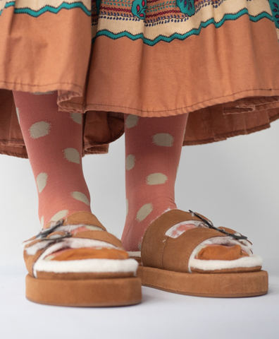 Носки Red Ochre Polka Dot