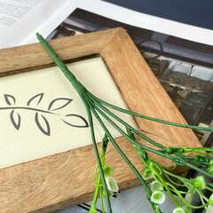 Искусственная зелень  - Гипсофила свисающая, бело-зеленая, 78 см.