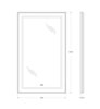 BelBagno SPC-KRAFT-1200-800-LED-TCH-WARM Зеркало в алюминиевой раме со встроенным светильником, сенсорным выключателем и подогревом, SPC-KRAFT-1200-800-LED-TCH-WARM, 1200x32x800 мм