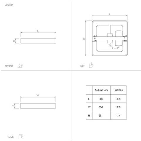 Потолочный светодиодный светильник Eglo FUEVA 5 900184