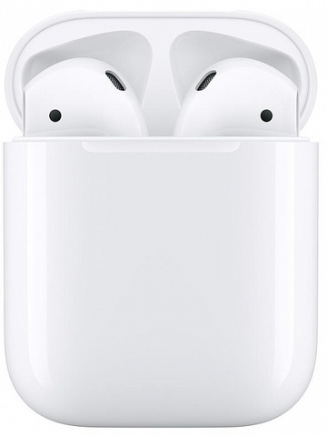 Наушники Apple AirPods 2 (с зарядным футляром) MV7N2