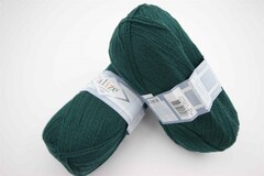 ALIZE "LANAGOLD 800", 49% шерсть, 51% акрил, 100 гр, 800 м, 426 петроль