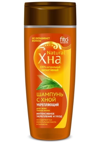 FITOкосметик Шампунь для волос с хной Интенсивное укрепление и уход 270мл