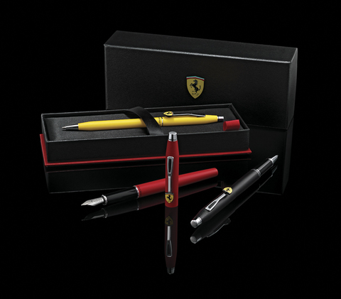 Ручка шариковая Cross Classic Century, Ferrari Matte Modena Yellow Lacquer/Chrome (FR0082-118)