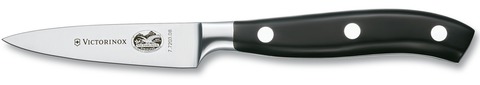 Нож кухонный кованый Victorinox, 8 см, чёрный (7.7203.08)