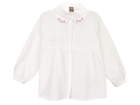 Блузка с рюшами Wojcik молочная