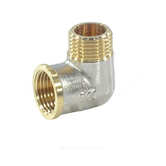 Угольник латунь никель Ду 15 (1/2") ВР/НР 9002 ГОСТ 32585-2013 Aquasfera 9002-01