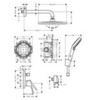 Hansgrohe Crometta S 27958000 Душевая система - комплект со смесителем (хром)
