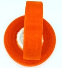 Лента органза, ш. 2,5 см, оранжевый
