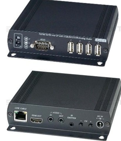 Приемник KVM по Ethernet HKM01BR