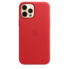 iPhone 12 Pro Max Leather Case with MagSafe (PRODUCT)RED
