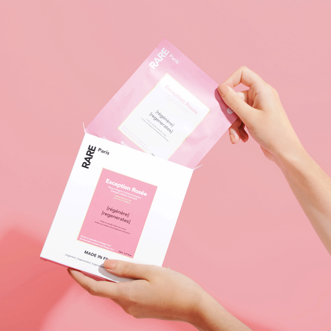 RARE  PARIS  Exception Rosée  Восстанавливающая тканевая маска для лица, 23 мл (упаковка 5шт)