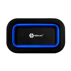 Тарелка магнитная КОБАЛЬТ для крепежа, СКЛАДНАЯ, силиконовая, 132 х 78 мм, высота 15мм/45мм, блистер (919-432)