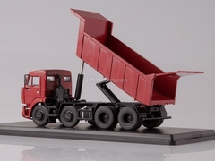 KAMAZ-6540 8x4 tipper early burgundy 1:43 Start Scale Models (SSM)