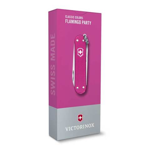 Нож-брелок Victorinox Classic Alox Colors, Flamingo Party (0.6221.251G)