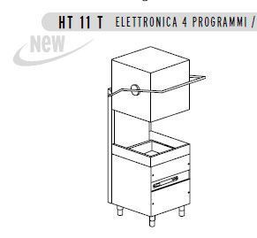 МАШИНА ПОСУДОМОЕЧНАЯ DIHR HT 11 T+DDE+PS