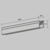 Шинопровод накладной/подвесной Maytoni Busbar trunkings levity TRX184-111B