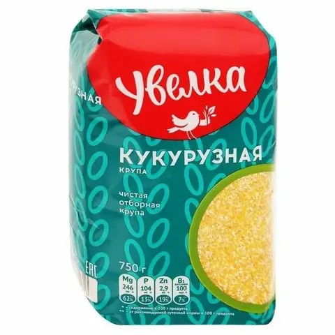 Крупа Увелка Кукурузная отборная 750г, шт