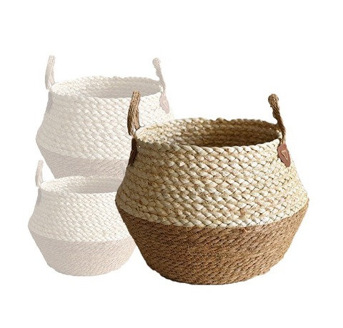 Корзина декоративная Вэрдмэ большая, 30*37*30 см, бумага/полиэстер/металл