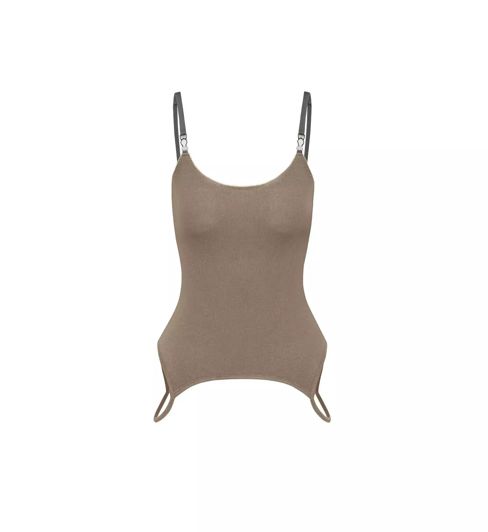 Топ вторая кожа М, Серо-Бежевый