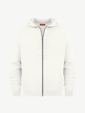 Толстовка на замке из шелка