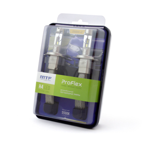 Cветодиодные автолампы MTF Light, серия PROFLEX LED H4, 5500K Cветодиодные автолампы MTF Light, серия PROFLEX LED H4, 5500K