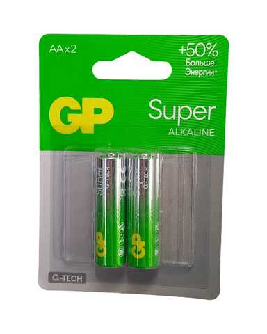 Эл.пит. GP15A-2CR2 (Super Alkaline 2шт.)