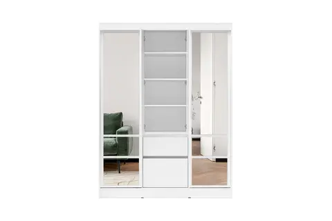 Шкаф-купе Симпл ШКК-06 белый
