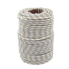 51-2-030 Фал плетеный капроновый 24-прядный, 1300кгс, сердечник капрон, д.10мм, бухта100м РемоКолор