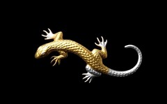 Силиконовый молд Ящерица