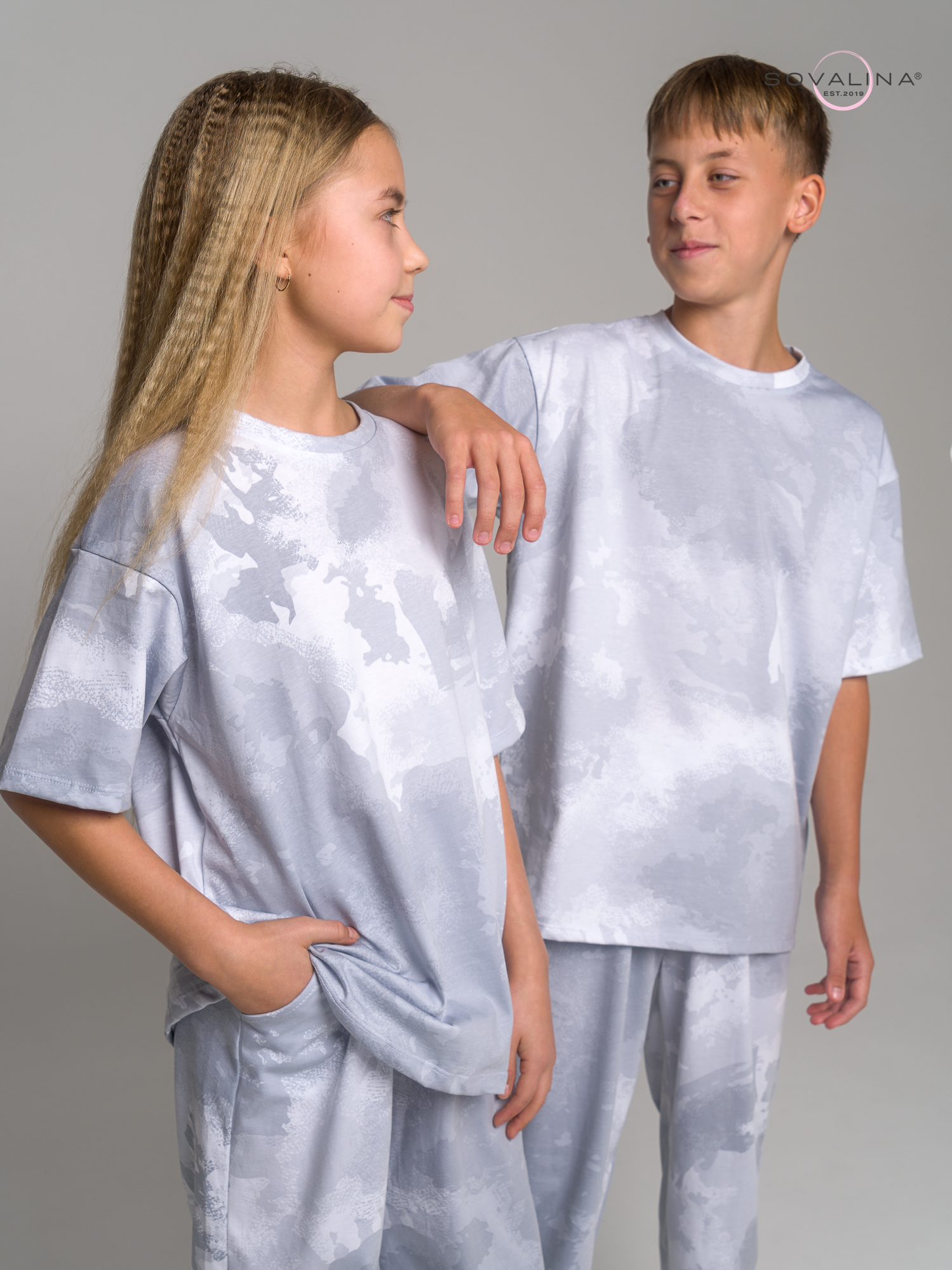 Костюм Daily men тайдай серый