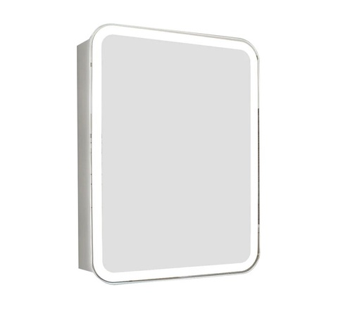 STWORKI Алта 60 LED-00002579 Зеркало-шкаф правое, с диодной подсветкой и часами, с розеткой