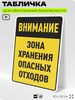 Табличка для обеспечения безопасности 