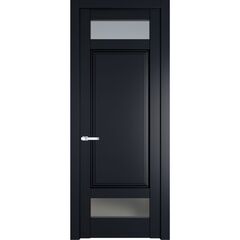 Межкомнатная дверь эмаль Profil Doors 4.3.4PD нэви блу остеклённая