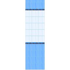 Панель ПВХ Novita 3D Афалины фон 2700х250мм