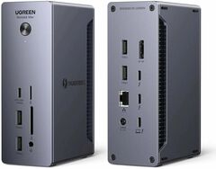 Расширитель портов UGREEN U710 (25054EU) Revodok Max 14-в-1 Dock Station, серый