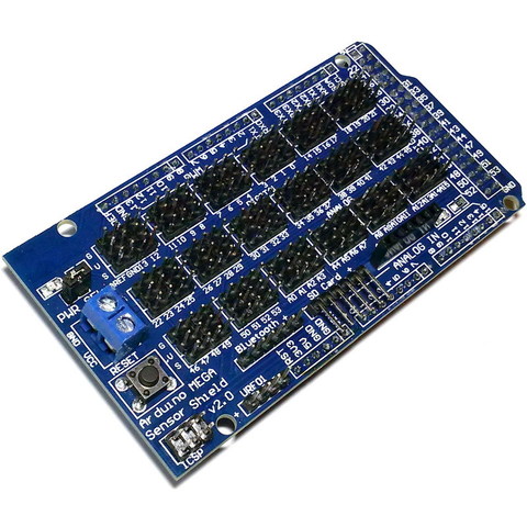 Плата расширения Arduino MEGA Sensor Shield 2.0