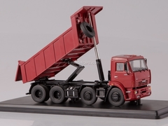 KAMAZ-6540 8x4 tipper early burgundy 1:43 Start Scale Models (SSM)