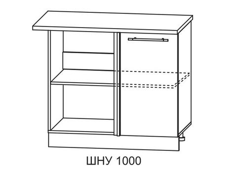 Кухня «Техно» шкаф нижний ШНУ 990