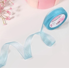 Лента капроновая, 20 мм, голубая