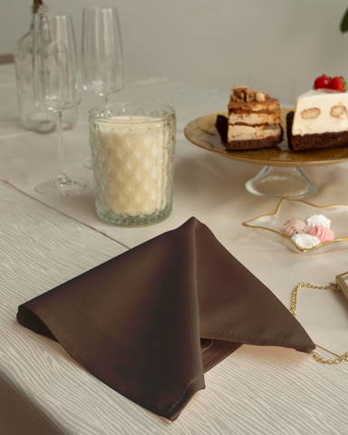 Набор салфеток 4шт 40х40 Sofi De MarkO Серенити кофейный