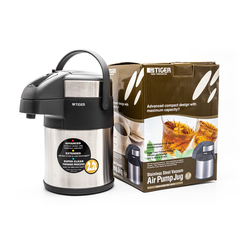 Термос с пневмонасосом Tiger MAA-A222 Stainless, 2.2 л (цвет - стальной)