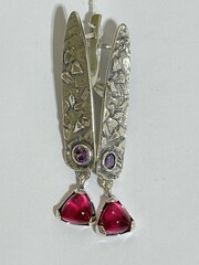 Эльбрус (серьги из серебра)