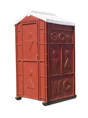 Туалетная Кабина  «Комфорт» в разборе Экомарка  деревянный поддон T-6 (1200x1100x2200см;75кг;серый) - арт.561232