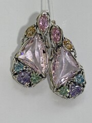 Глория (серьги из серебра)