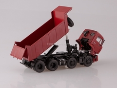 KAMAZ-6540 8x4 tipper early burgundy 1:43 Start Scale Models (SSM)