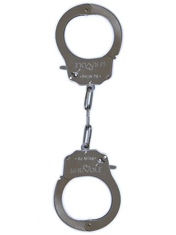 Металлические наручники Be Mine с парой ключей - Le Frivole Be Mine 04993