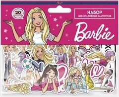 Магнитные наклейки Барби, 20 шт.